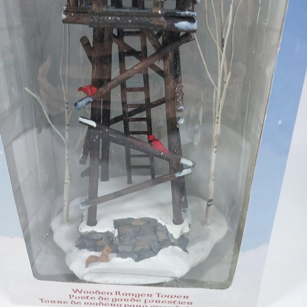 2002‎ Lemax Carole Towne Wooden Ranger Tower